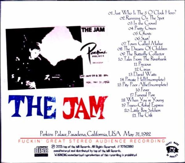 Jam,The Jam/CA,USA 5.31.1982 - Image 2
