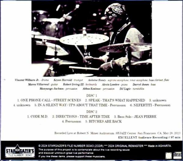 Miles Electric Band Vincent Wilburn Jr. Vince Wilburn/CA,USA 2023 - Image 2