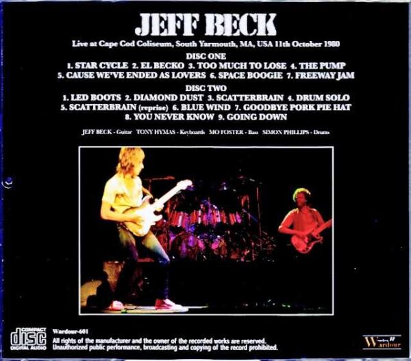 Jeff Beck/MA,USA 1980 - Image 2