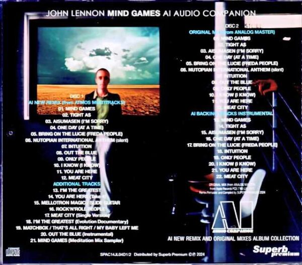 John Lennon John Lennon/Mind Games Mind Games AI Audio Companion - Image 2