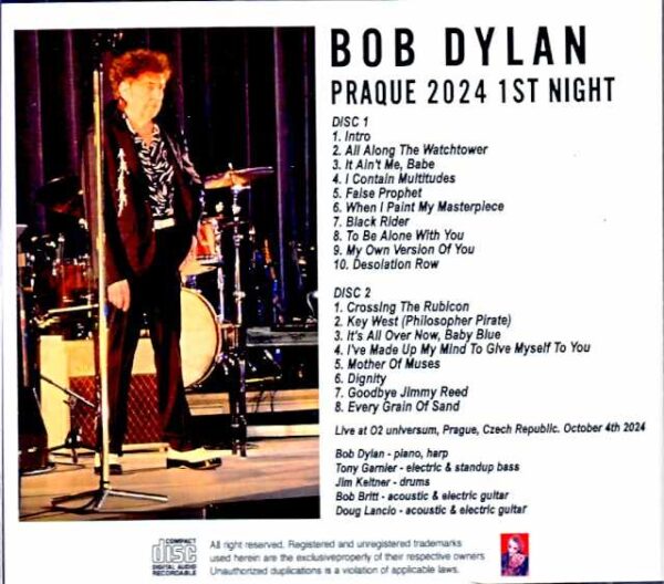 Bob Dylan/Czech Republic 10.04.2024 Complete - Image 2