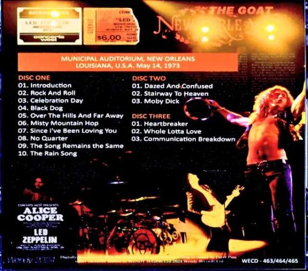 Led Zeppelin/LA,USA 1973 Soundboard Remastered Edition - Image 2