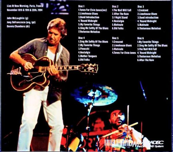 John McLaughlin and the Three Spirits John McLaughlin/France 1994 3Days - Image 2