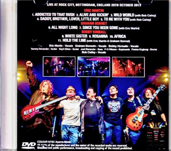 Egend Of Rock Bobby Kimball, Graham Bonnet, Eric Marchin / Engand, UK 2013 Jewel Version - Image 2