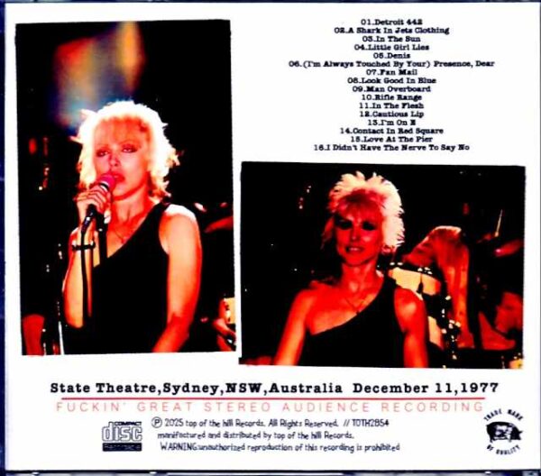 Blondie/Australia 1977 - Image 2