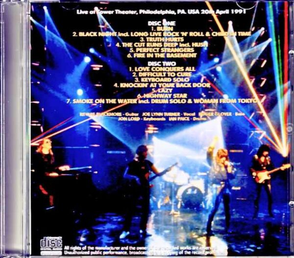 Deep Purple Deep Purple/PA,USA 1991 Best Edition Ever - Image 2