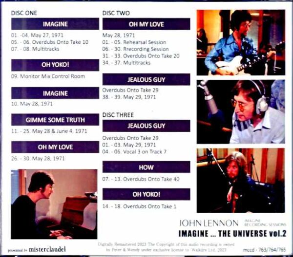 John Lennon Imagine... Recording Sessions Vo2-1 - Image 2