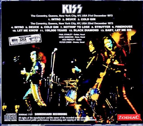 Kiss/NY,USA 1973 Soundboard Edition - Image 2