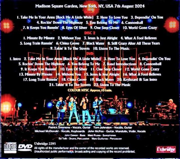 Doobie Brothers/NY,USA 2024 S & V Complete - Image 2