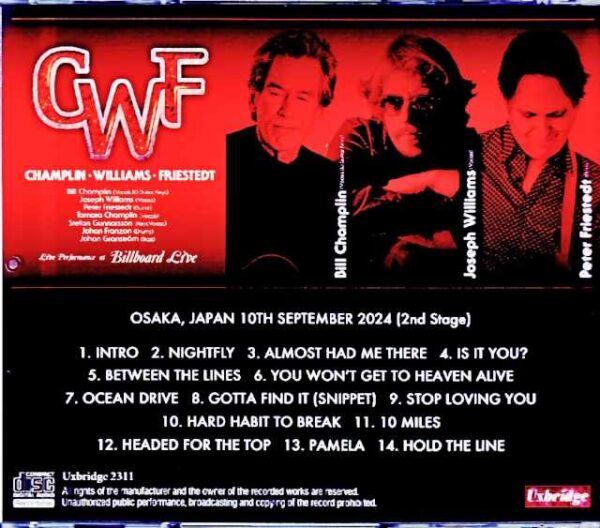 CWF Bill Champin, Joseph Wiiams, Pete Frieste DT / Osaka, Japan 2024 Ate Show Kompete - Image 2