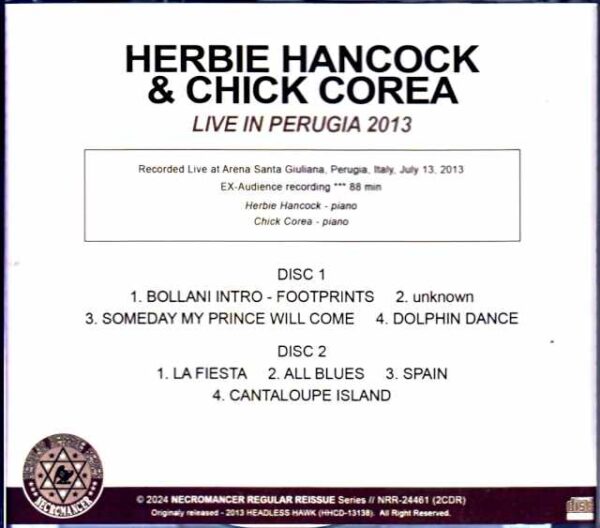 Chick Corea Herbie Hancock Chick Corea Herbie Hancock/Perugia 2013 - Image 2