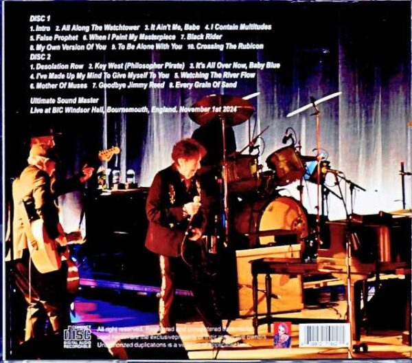 Bob Dylan/England,UK 11.1.2024 Complete - Image 2