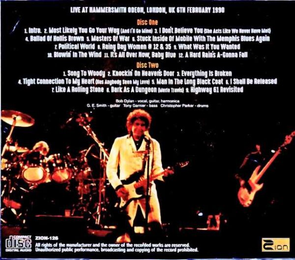 Bob Dylan/London,UK 2.6.1990 Complete - Image 2