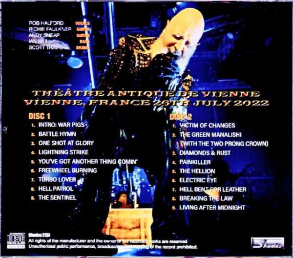 Judas Priest Judas Priest/France 2022 Complete IEM Matrix Edition - Image 2