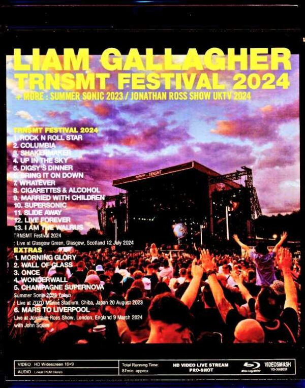 Liam Gallagher/Scotland,UK 2024 & more Blu-Ray Version - Image 2