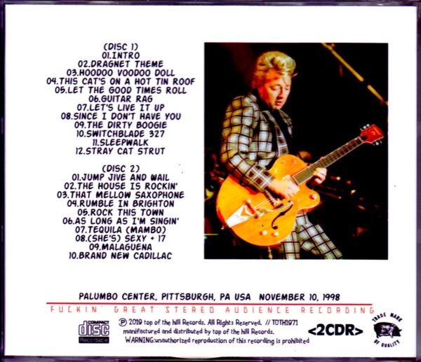Brian Setzer Orchestra Brian Setzer/PA,USA 1998 - Image 2