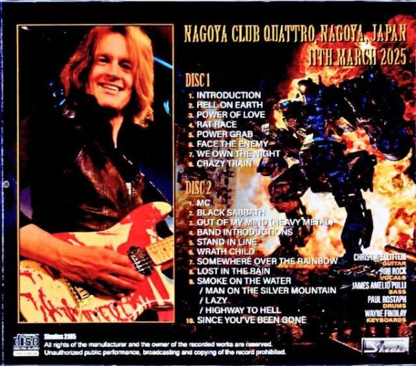 Impellitteri Impellitteri/Aichi,Japan 2025 Complete - Image 2