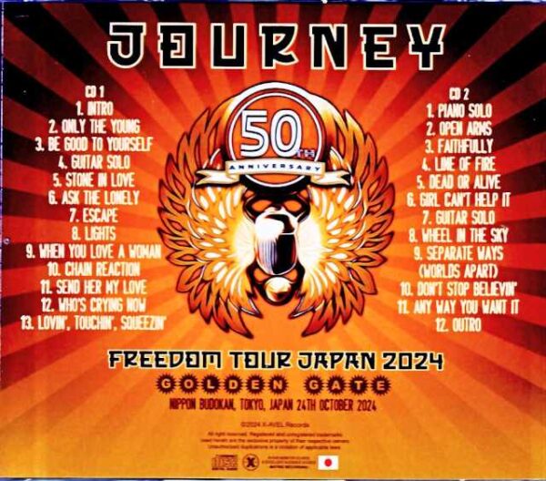 Journey/Tokyo,Japan 10.24.2024 Complete IEM Matrix Edition & more - Image 2