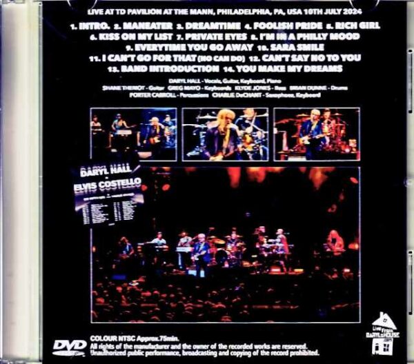 Daryl Hall/PA,USA 2024 Complete Jewel Version - Image 2