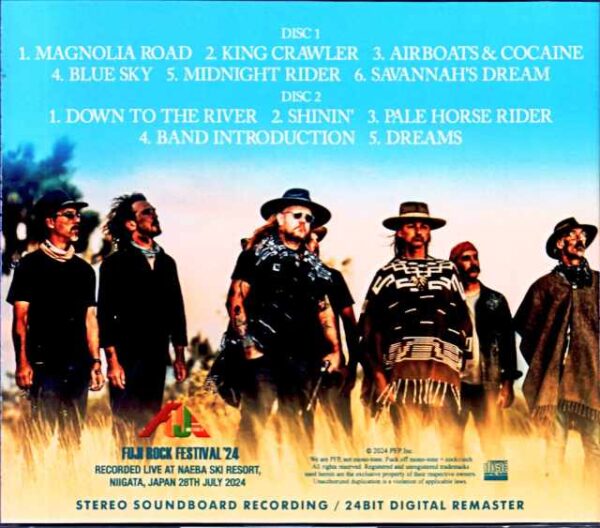 Allman Betts Band/Niigata,Japan 2024 Complete Soundboard Edition - Image 2