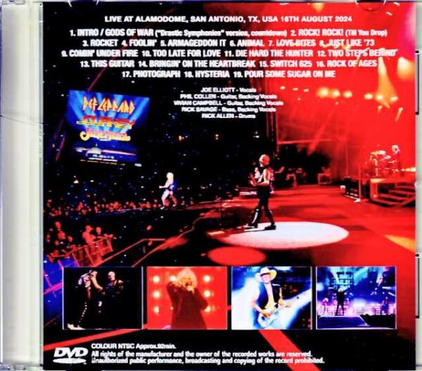 Def Leppard/TX,USA 2024 Complete Jewel Version - Image 2