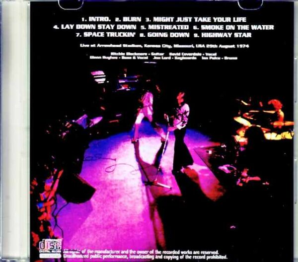 Deep Purple/MO,USA 08.29.1974 - Image 2