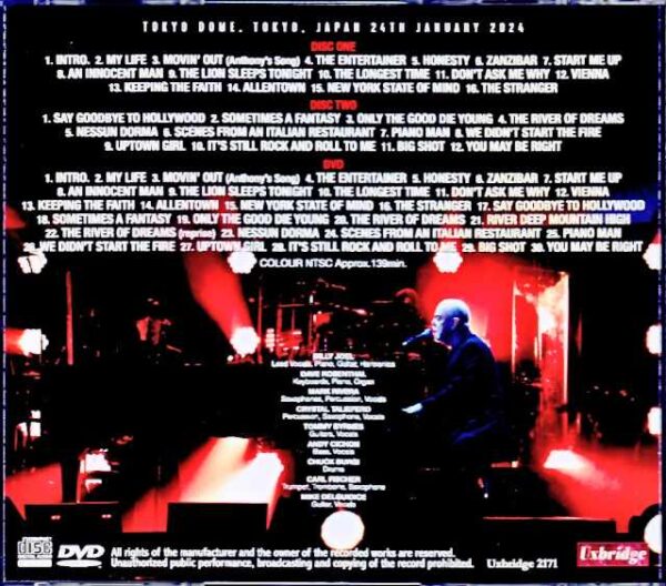 Billy Joel/Tokyo,Japan 2024 S & V Complete Upgrade - Image 2