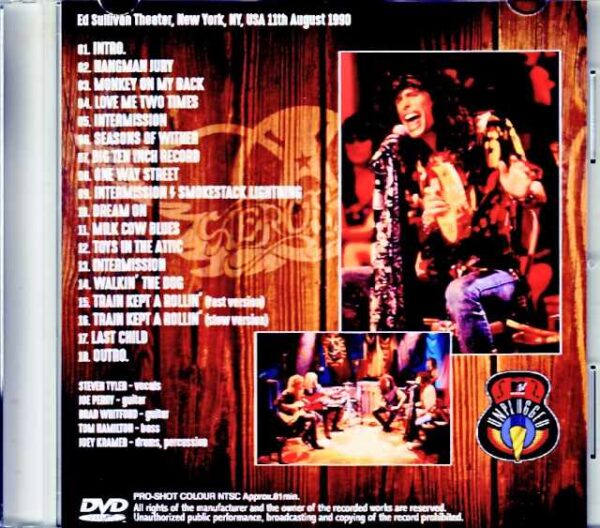 Aerosmith/MTV Unplugged NY,USA 1990 Complete Jewel Version - Image 2