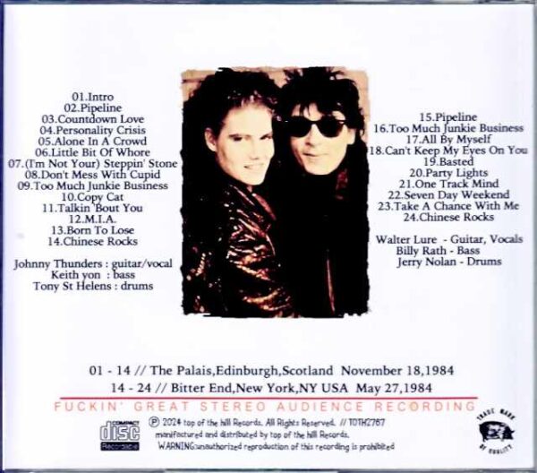 Johnny Thunders/Scotland,UK 1984 & more - Image 2