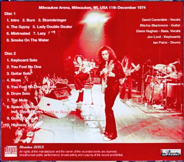 Deep Purple/WI,USA 1974 Complete New Source - Image 2