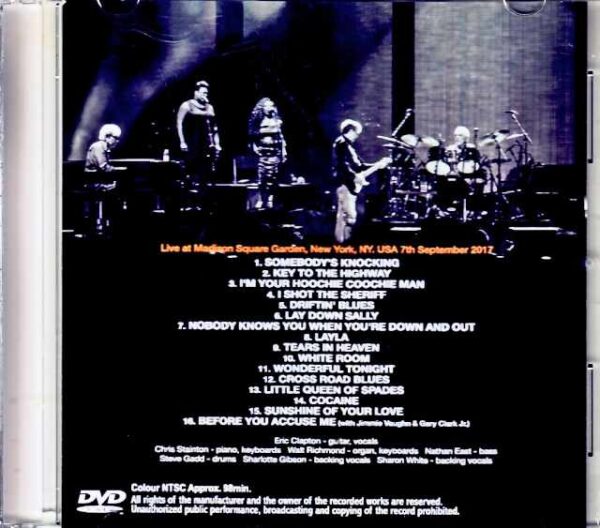 Eric Clapton/NY,USA 9.7.2017 Jewel Version - Image 2