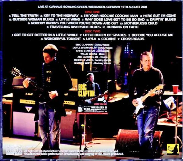 Eric Clapton/Germany 2008 DAT Master - Image 2