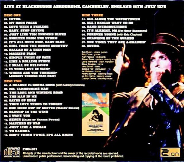 Bob Dylan/England,UK 1978 Complete - Image 2