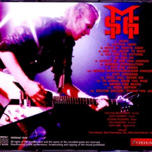 Michael Schenker Group Michael Schenker/CA,USA 1984
