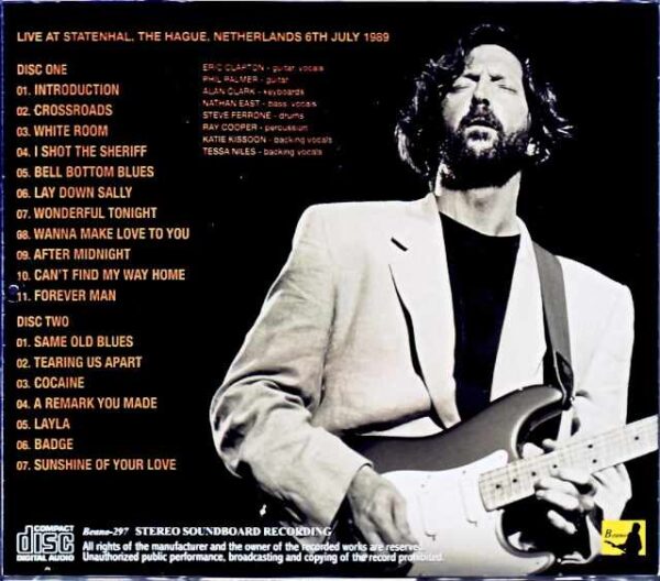 Eric Clapton/Netherlands 7.6.1989 Complete Upgrade - Image 2