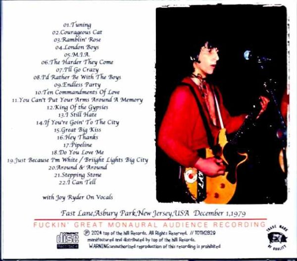Gang War Johnny Thunders, Wayne Krame Gang War Johnny Thunders Wayne Kramer/NJ,USA 1979 - Image 2
