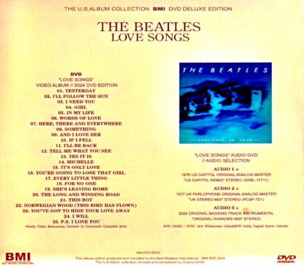 Beatles The Beatles/Love Songs American Capitol Edition Love Songs AI Colorized New Remaster Edition Jewel Version - Image 2