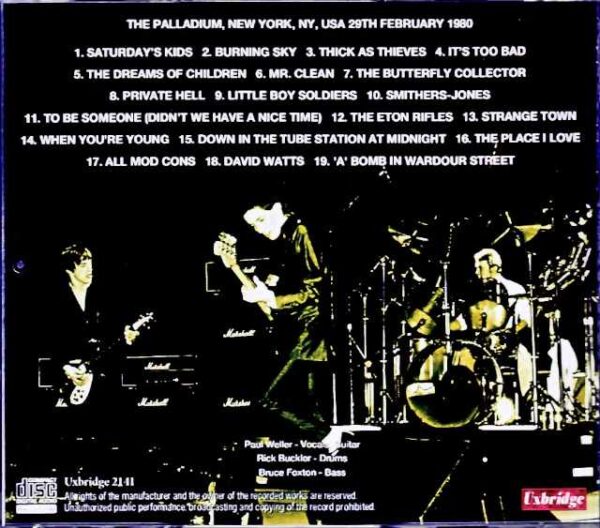 Jam,The Jam/NY,USA 1980 - Image 2