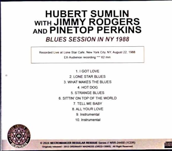 Hubert Sumlin Hubert Sumlin/NY,USA 1988 - Image 2