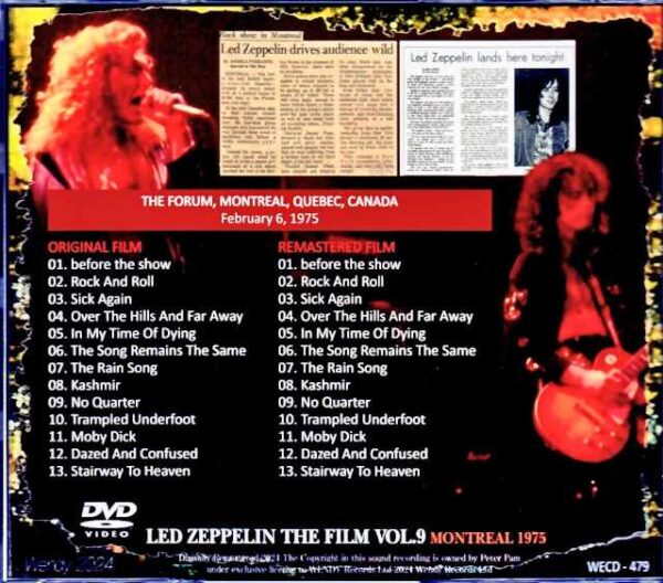 Led Zeppelin/Canada 1975 2Source Mix - Image 2