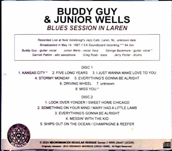 Buddy Guy Junior Wells NL,USA 1987 - Image 2