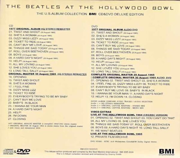 Beatles Live at the Hollywood Bowl 1965 Capitol U.S. Edition 1977 Original Live Album 1965 Original Masters U.S. Album Collection Deluxe Edition - Image 2