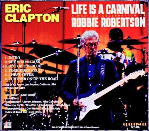 Eric Clapton/Celebration of Robbie Robertson CA,USA 2024 Complete - Image 2