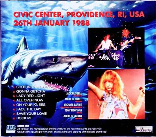 Great White/RI,USA 1988 - Image 2