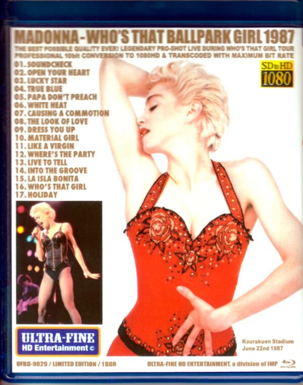 Madonna/Tokyo,Japan 1987 Blu-Ray Version - Image 2