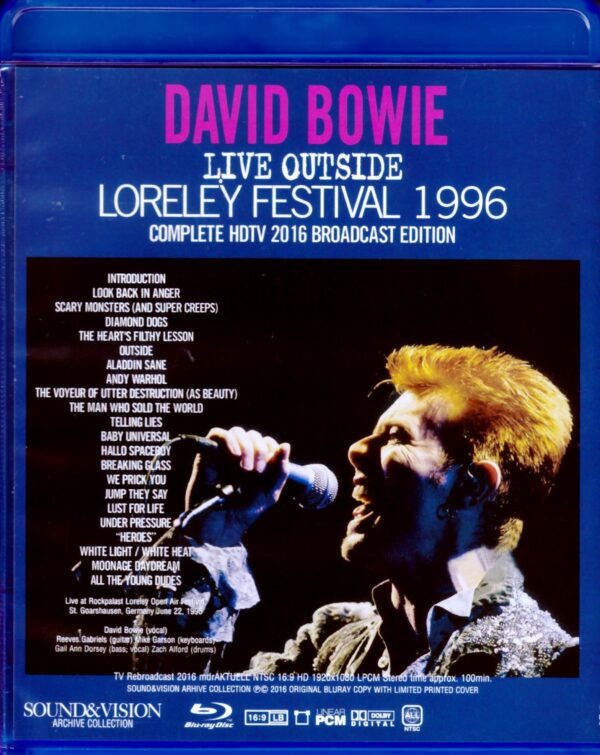 David Bowie/Germany 1996 Complete Blu-Ray Version - Image 2