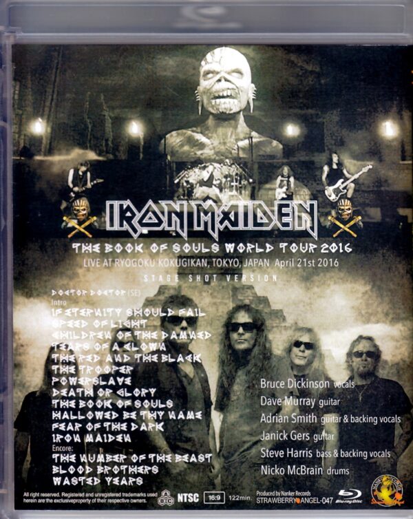 Iron Maiden/Tokyo,Japan 4.21.2016 Stage Shot Blu-Ray Version - Image 2