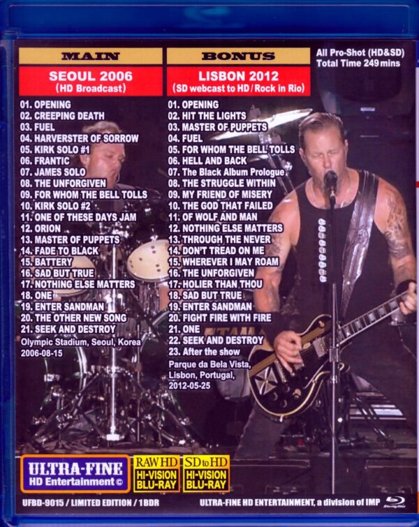 Metallica/Korea 2006 & more Blu-Ray Version - Image 2