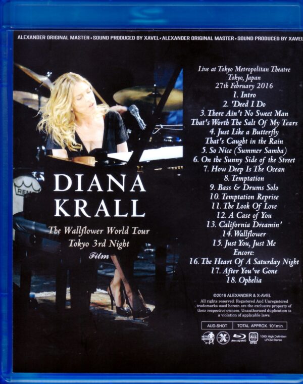 Diana Krall/Tokyo,Japan 2016 Blu-Ray Version - Image 2
