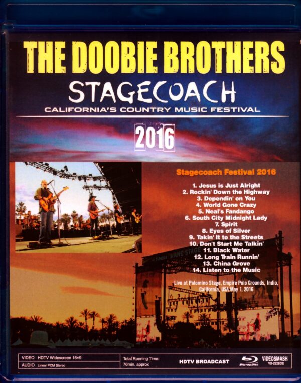 Doobie Brothers/CA,USA 2016 Blu-Ray Version - Image 2